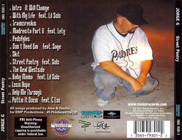 Jorge G - Street Poetry Chicano Rap